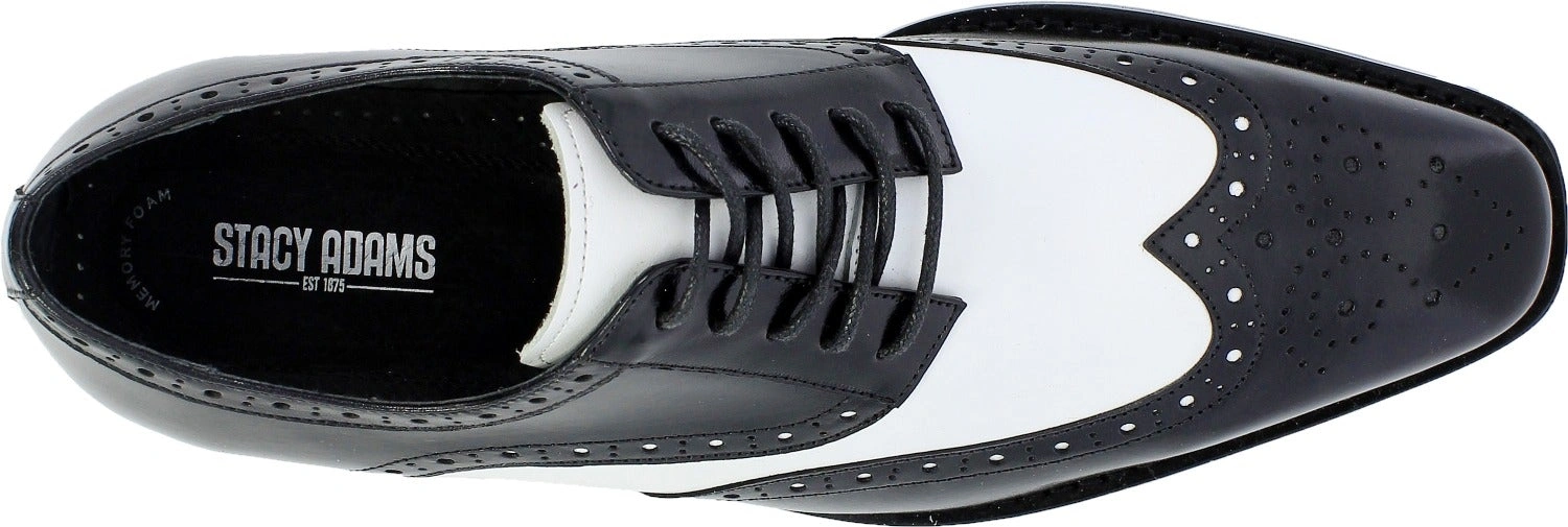 Stacy Adams Tinsley Black & White Boots – Classic Style & Comfort