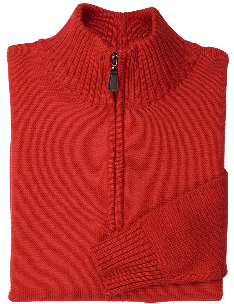 Red Inserch Sweater: Cozy & Bold. Get Yours Now!