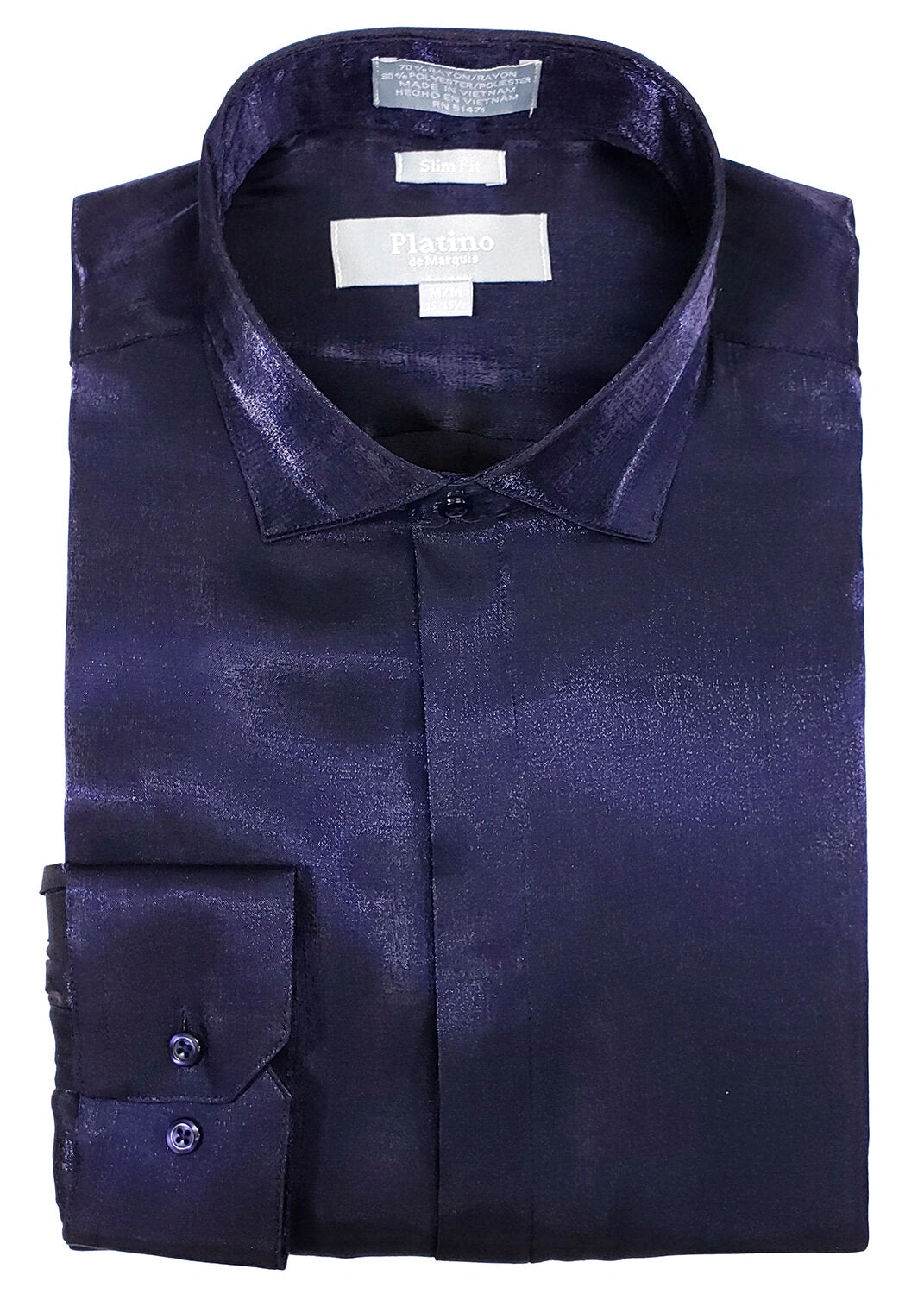 Royal Satin Slim: 20101SL. The Platinum Shirt. Fit for a King. Luxurious Comfort. Dress to Impress.
